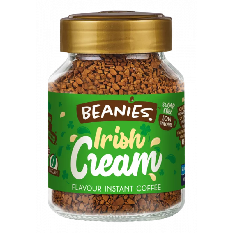 Beanies Irish Cream Flavour Instant Coffee - 50g