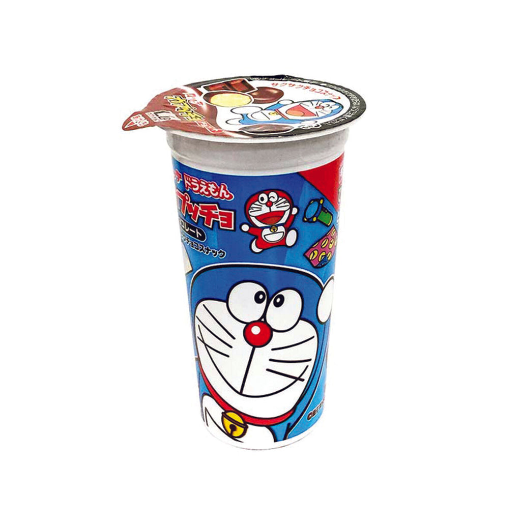 Lotte Kapuccho Doraemon Chocolate Biscuit Snack - 38g
