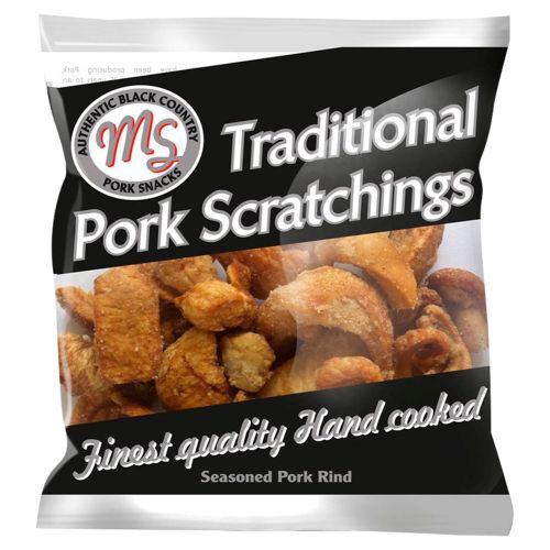 MS Traditional Pork Scratchings Seasoned Pork Rind 40g