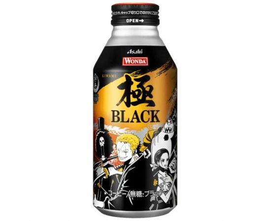 ONE PIECE - WONDA COFFEE - KIWAMI BLACK (400ML)