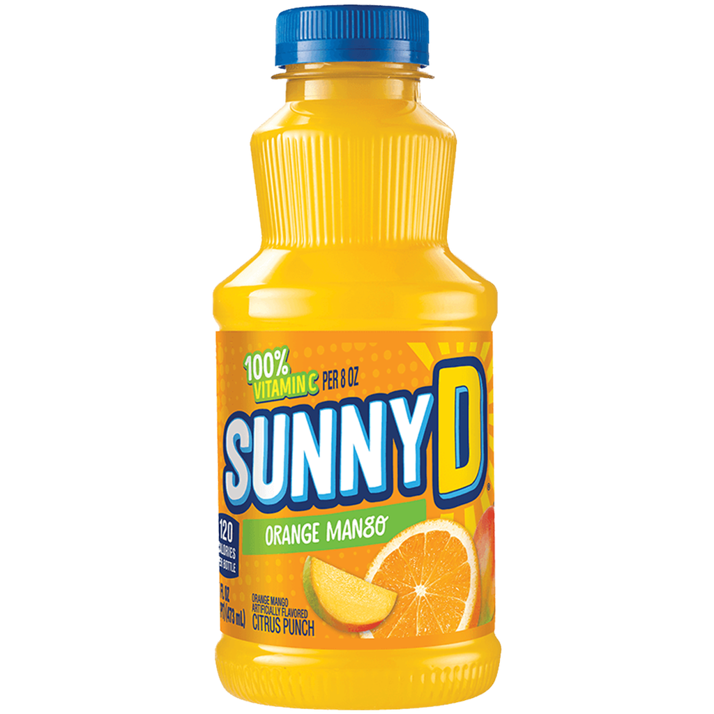 RARE Sunny D Orange Mango - 16 FL OZ (473ml)