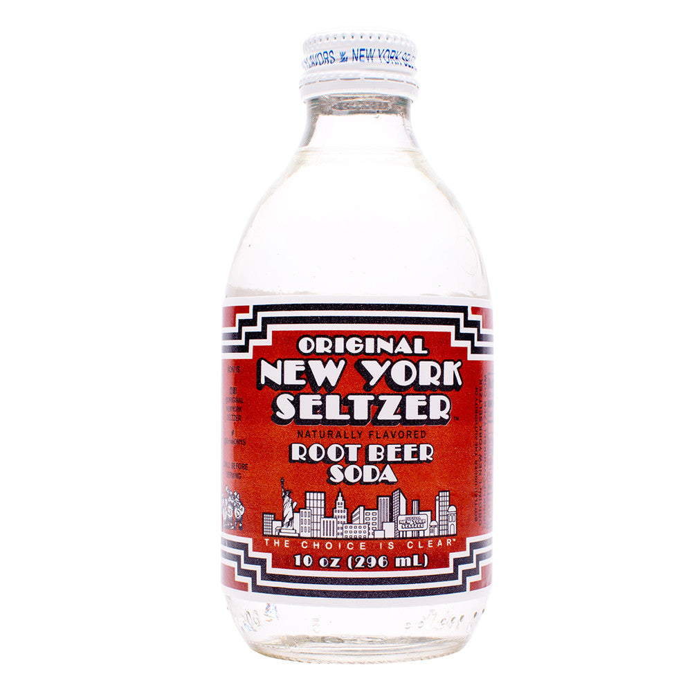 Original New York Seltzer Root Beer Soda - 296ml
