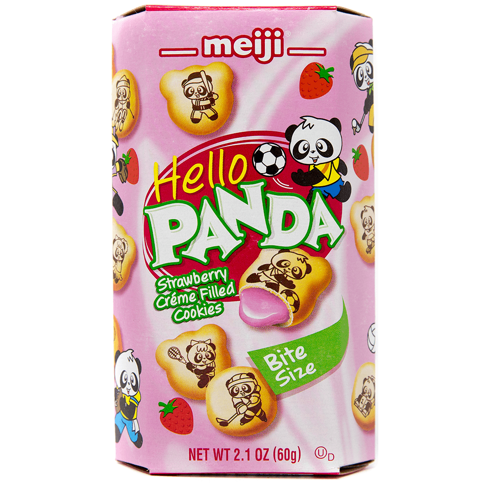 Meiji Hello Panda Strawberry - 2.08oz (59g)