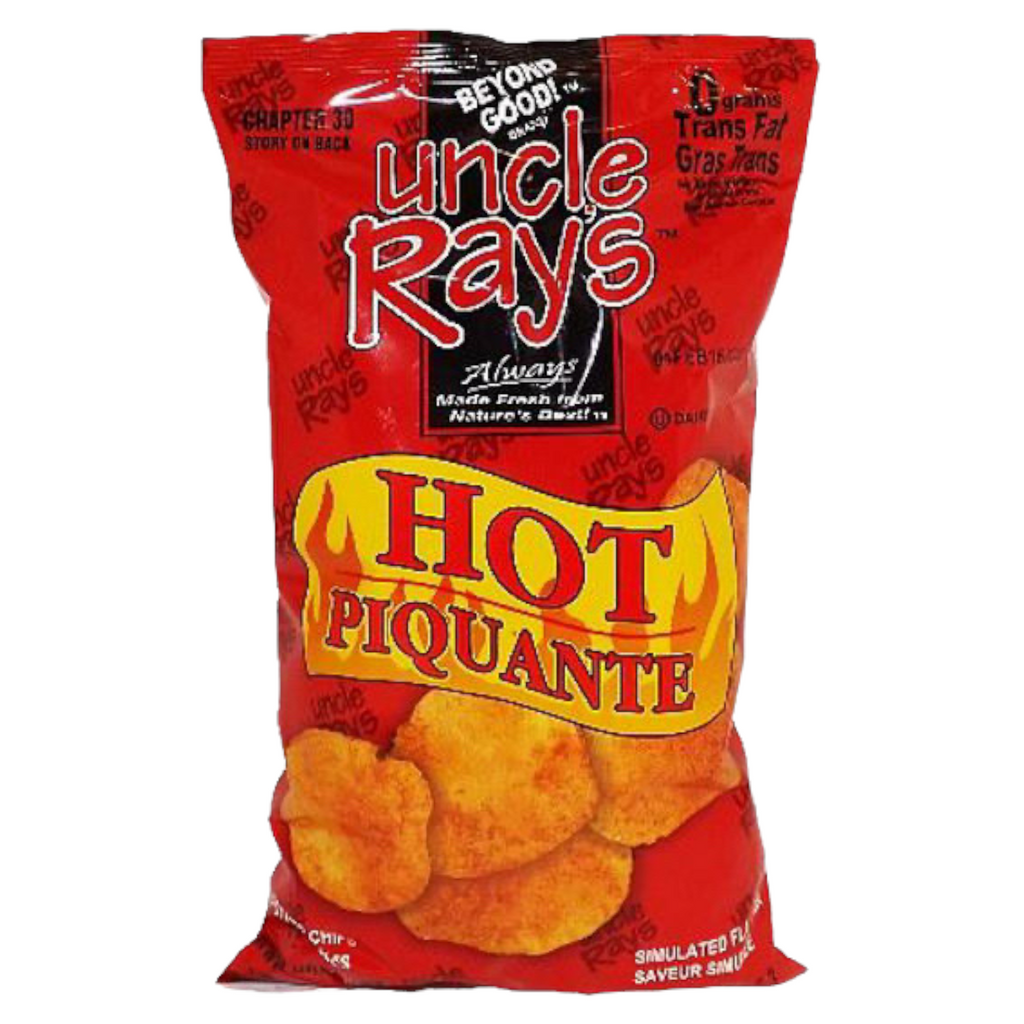 Uncle Ray's Hot Piquante Flavour Potato Chips - 130g