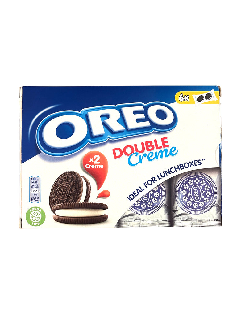 Oreo Double Cream Chocolate Sandwich Biscuit - 6 Individual Packs