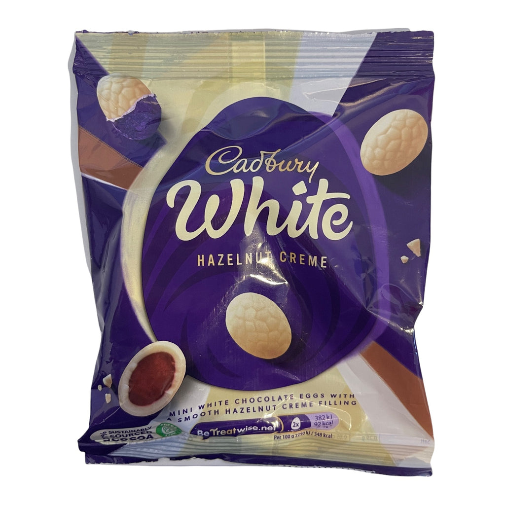Cadbury White Chocolate Mini Filled Eggs Bag - 75g