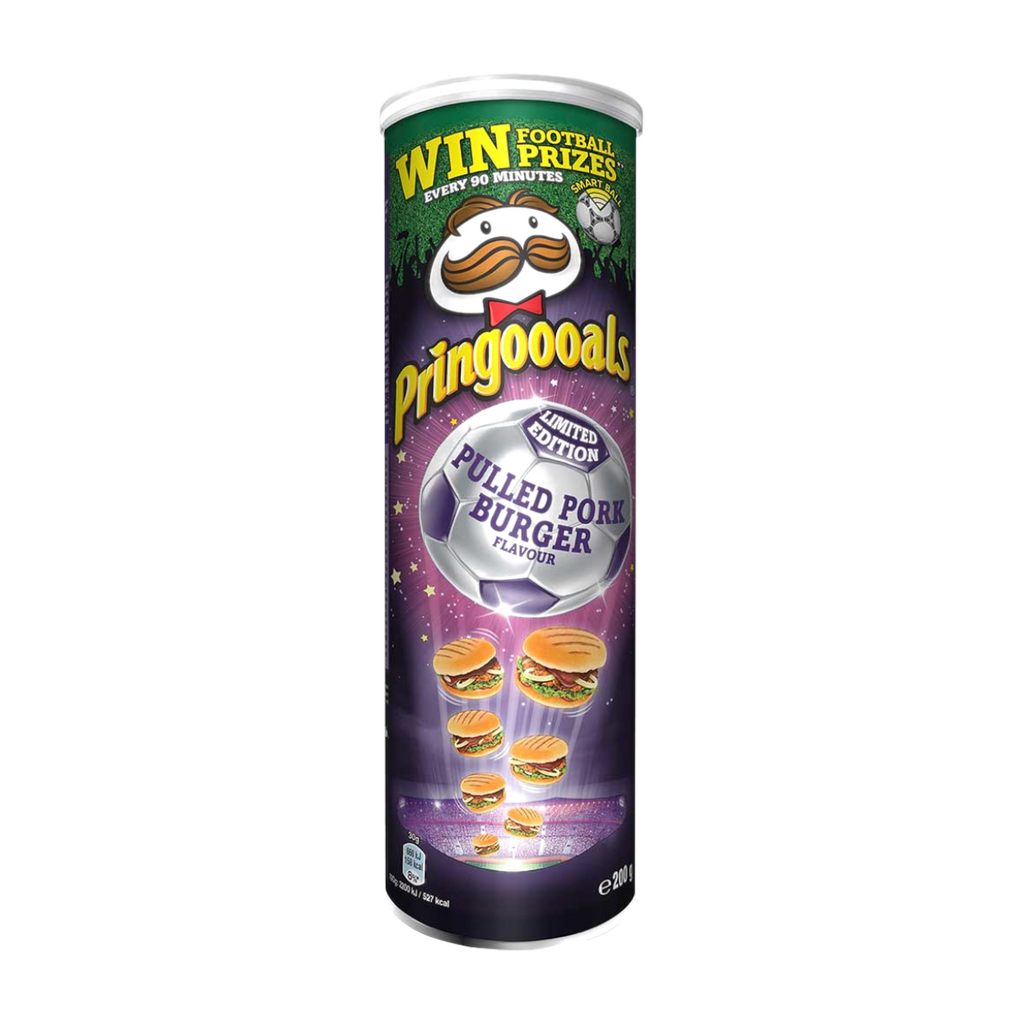 Pringles Limited Edition Pulled Pork Burger Flavour Crisps - 200g