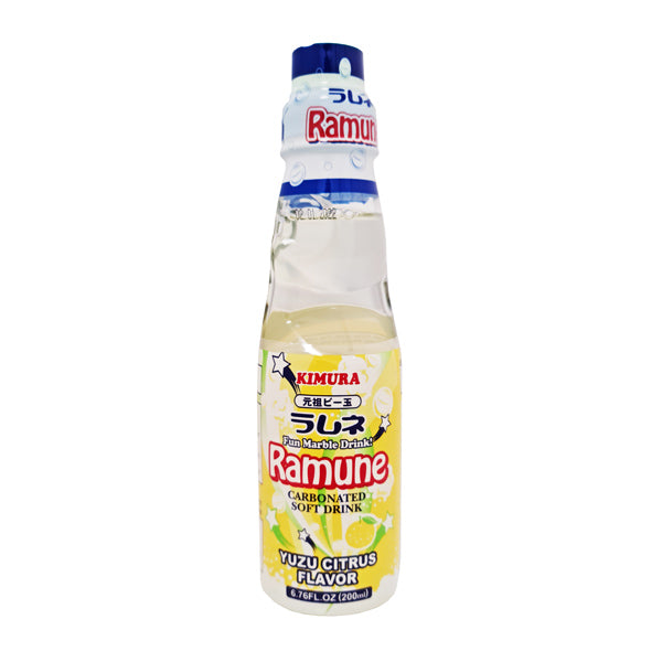 Kimura Ramune Yuzu Citrus Soda - 200ml