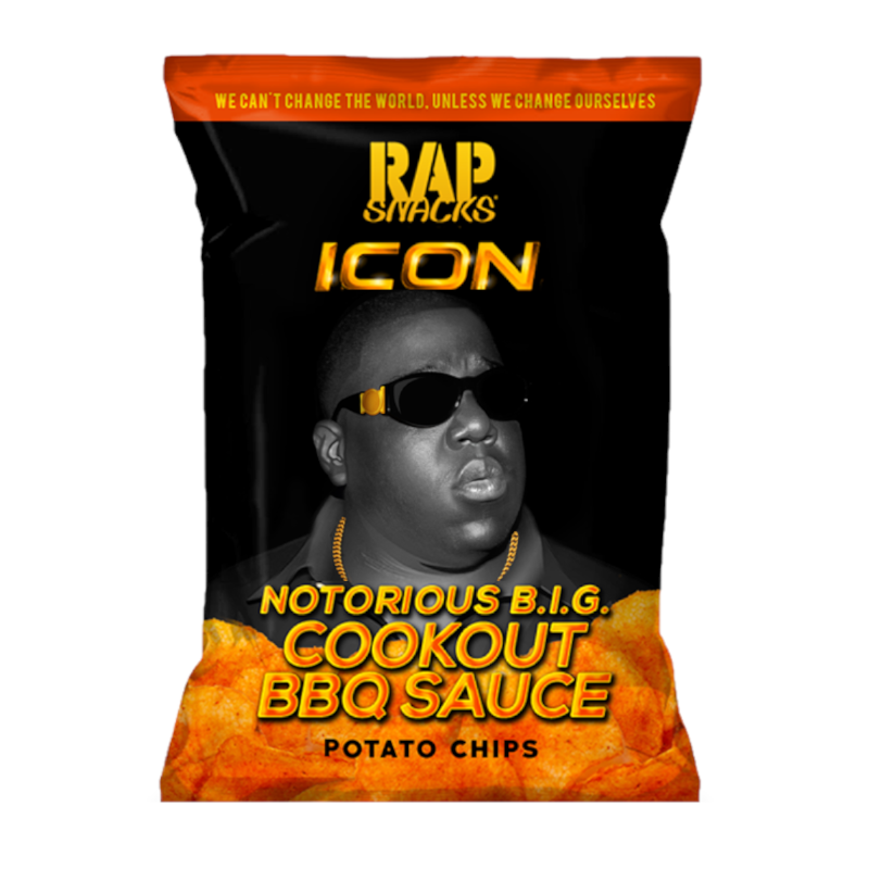 Rap Snacks Icon Notorious B.I.G. Cookout BBQ Sauce Potato Chips - 2.75oz (78g)