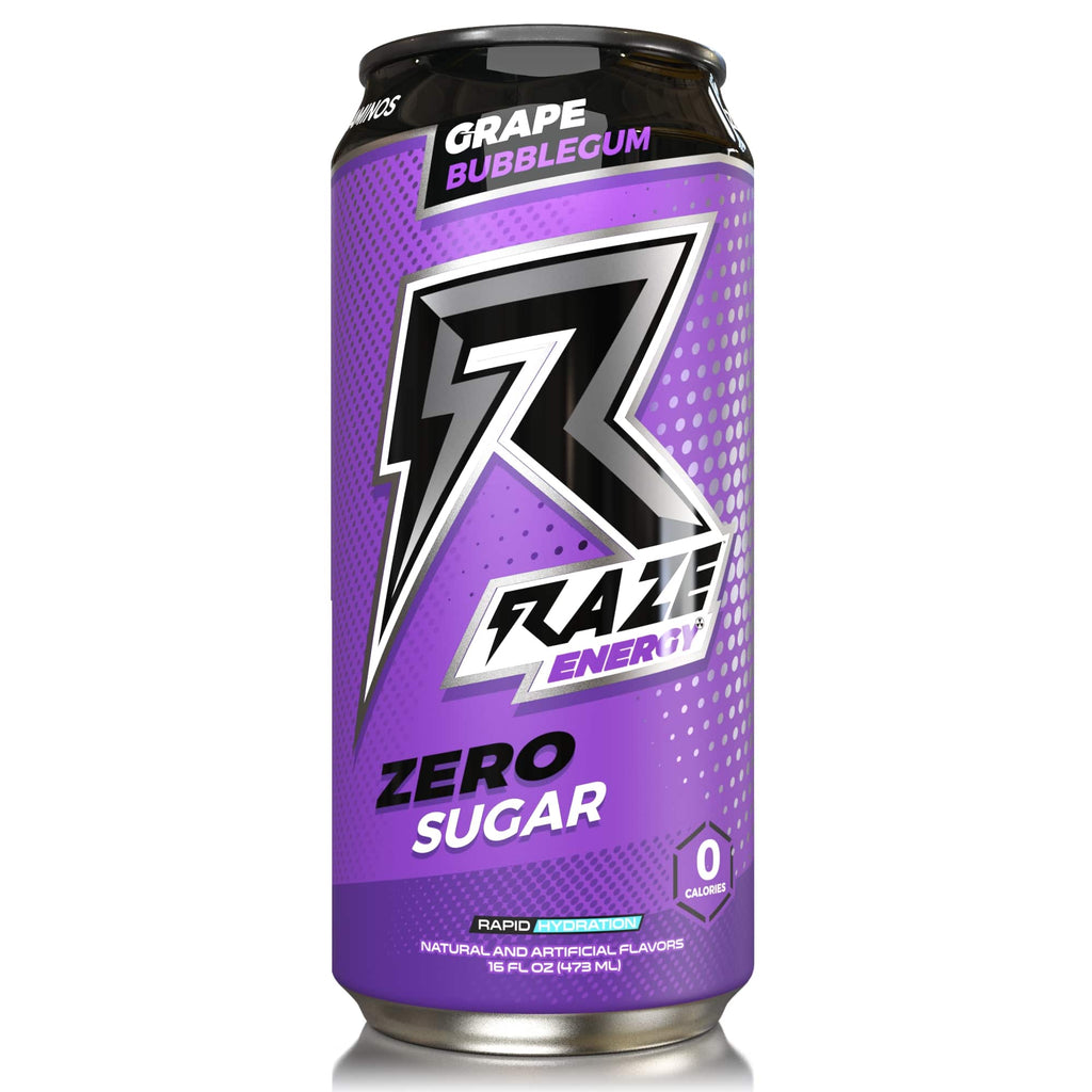 Raze Energy Grape Bubblegum - 479ml