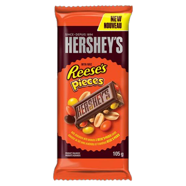 Hershey's King Size Reese's Pieces Bar - 3.7oz (105g)