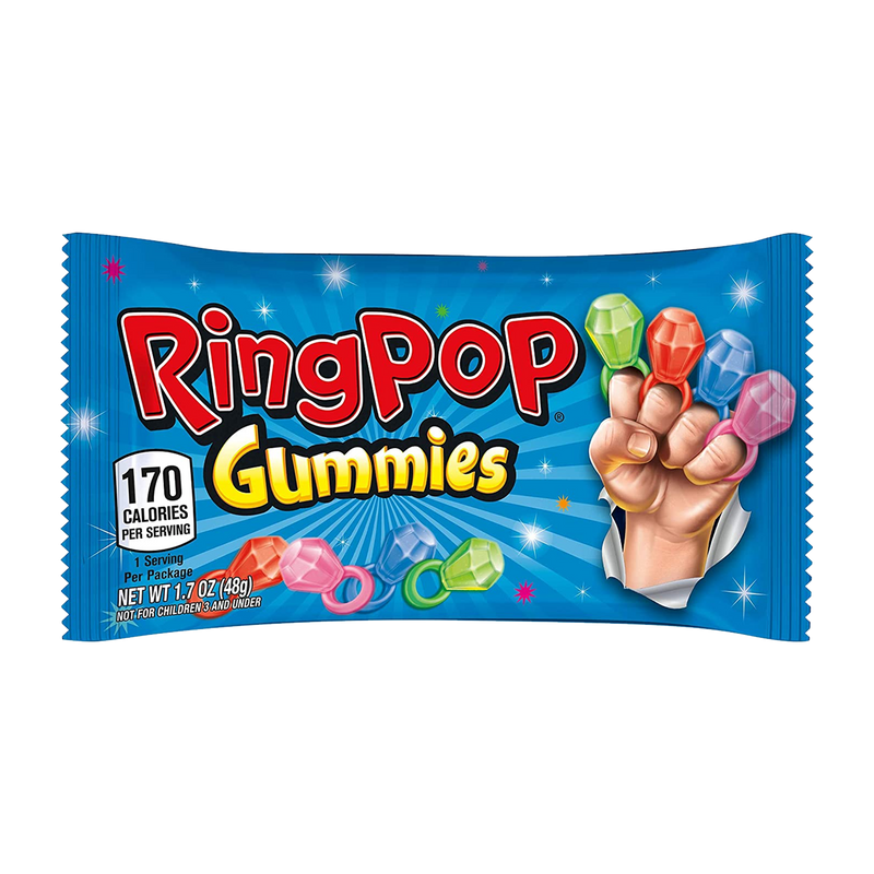 Ring Pop Gummy Rings Pouch - 48g