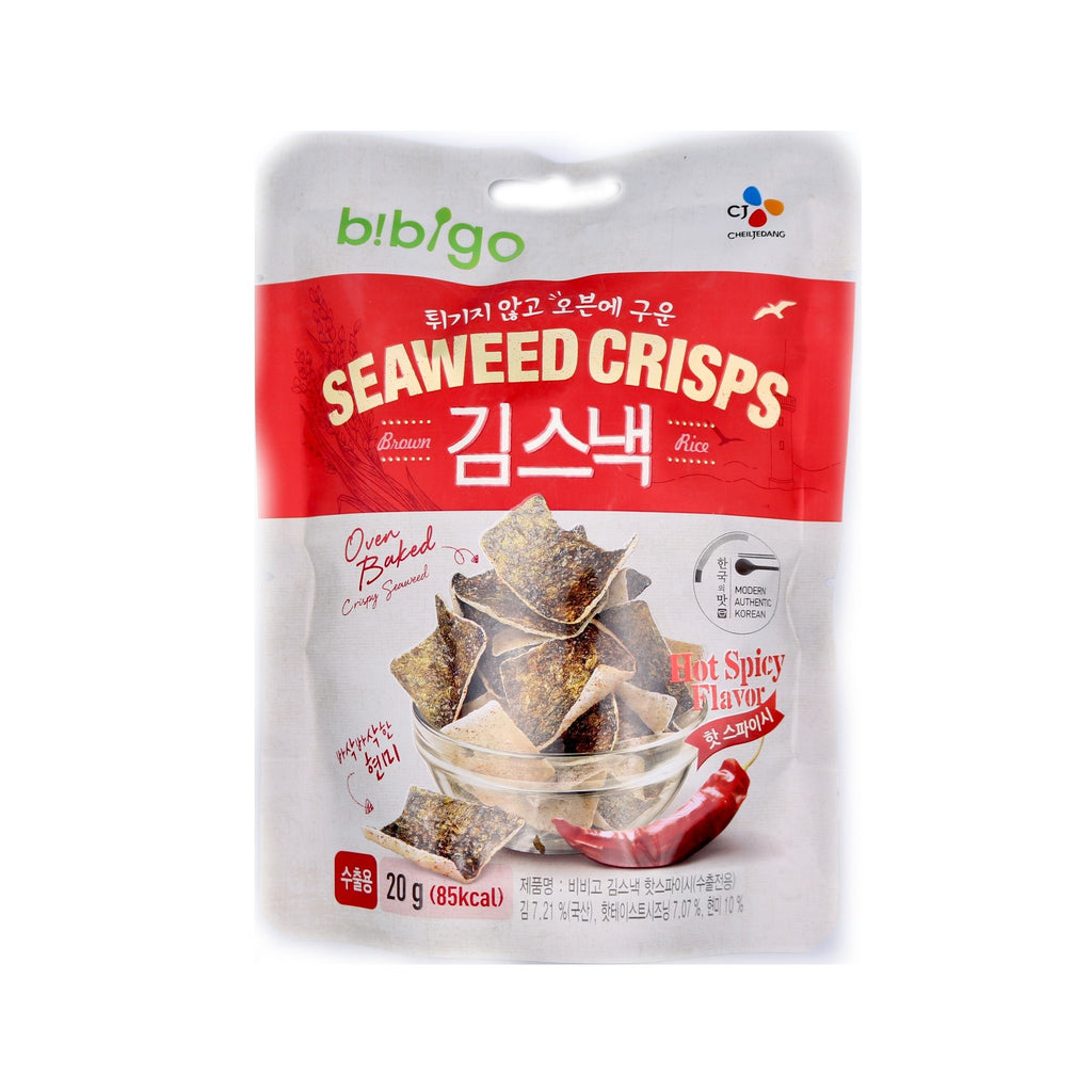 CJ Bibigo Seaweed Crisps (Hot Spicy) – 20g
