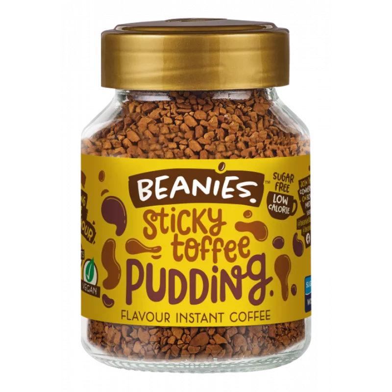 Beanies Sticky Toffee Pudding Flavour Instant Coffee - 50g