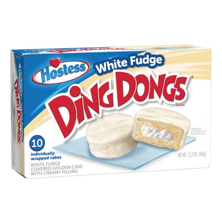 Hostess Ding Dongs White Fudge (Case of 10 - 360g)