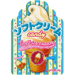 Senjakuame Soft Serve Vanilla Ice Cream Candy (70g)