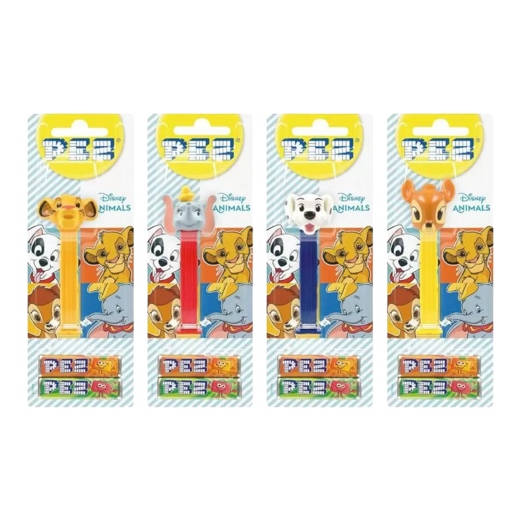 PEZ Disney Animals (Poly Pack) + 2 PEZ Tablet Packs - 0.58oz (16.4g)