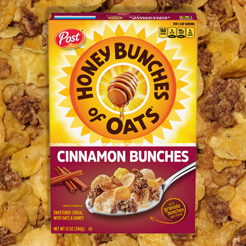 Post Honey Bunches Of Oats Cinnamon Bunches - 12oz (340g)