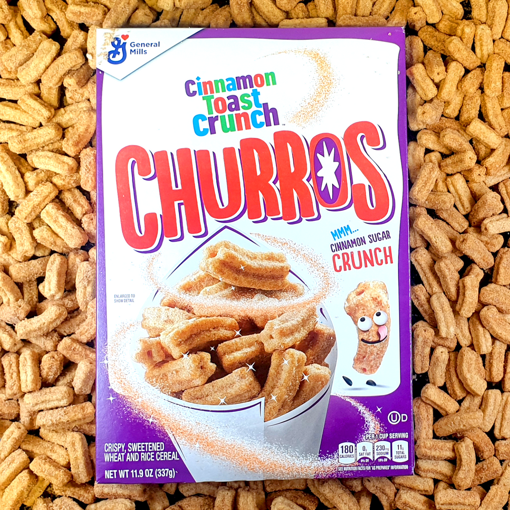 Cinnamon Toast Crunch Churros Cereal - 11.9oz (337g) BB 4 DEC 23
