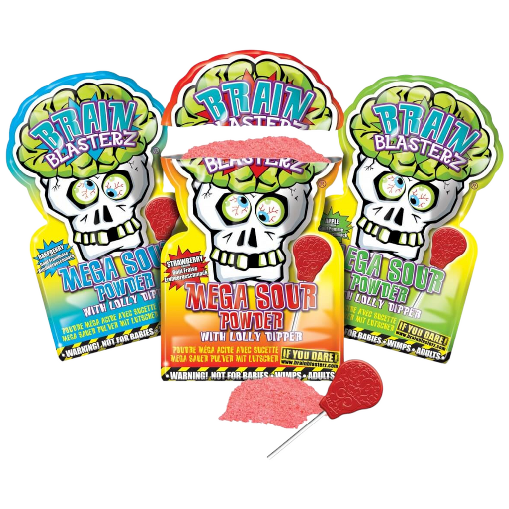 Brain Blasterz Sour Powder with Lolly Dipper 10g