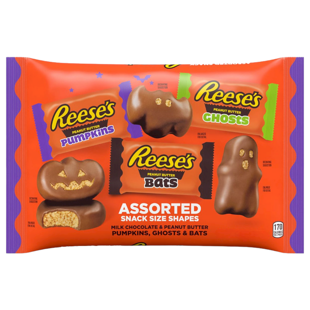 Reese's Halloween Assorted Snack Size Shapes - 9oz (255g)