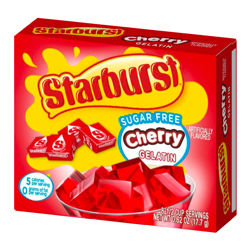 Starburst Sugar Free Cherry Gelatin - 0.62oz (17.7g)