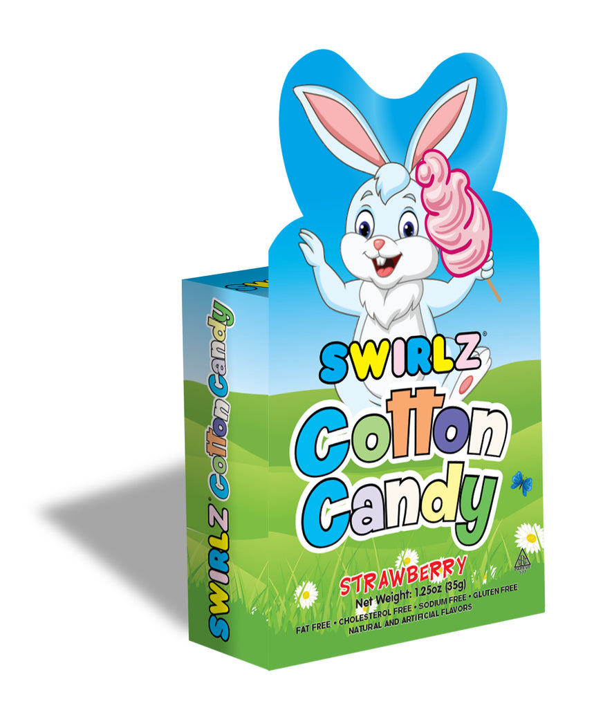 Swirlz Easter Bunny Strawberry Cotton Candy 35g