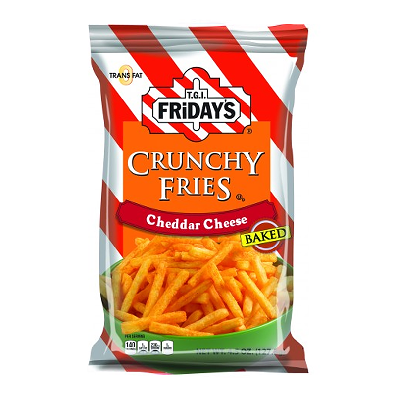 TGI Fridays Cheddar Cheese Crunchy Fries - 4.5oz (127.8g)