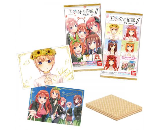 The Quintessential Quintuplets - Trading Card and Wafer Biscuit