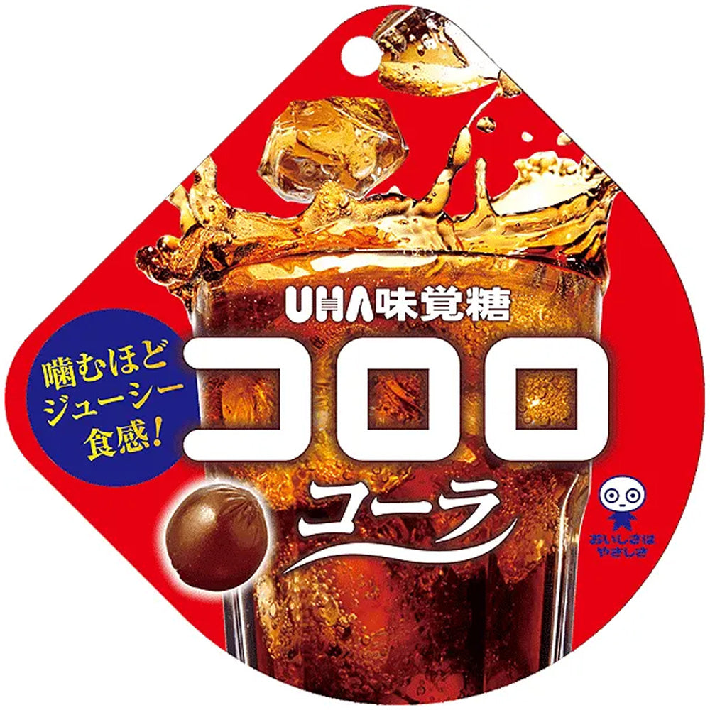 Japanese UHA Kororo Gummy Cola Flavour Candy - 1.7oz (48g) BB: 28/06/2024