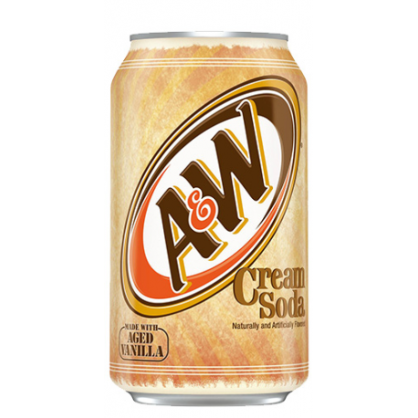 A&W Cream Soda 355ml Can