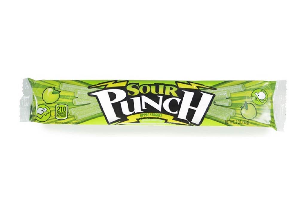 Sour Punch Apple Straws 56g