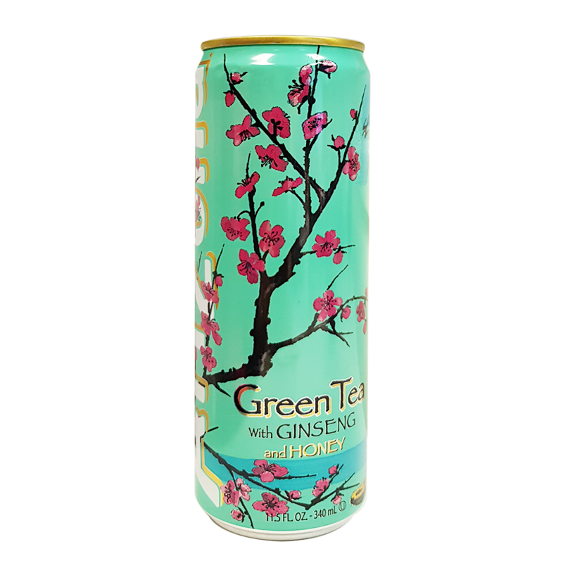 Arizona Green Tea w/ Ginseng & Honey Slim Can - 11.5oz (340ml)