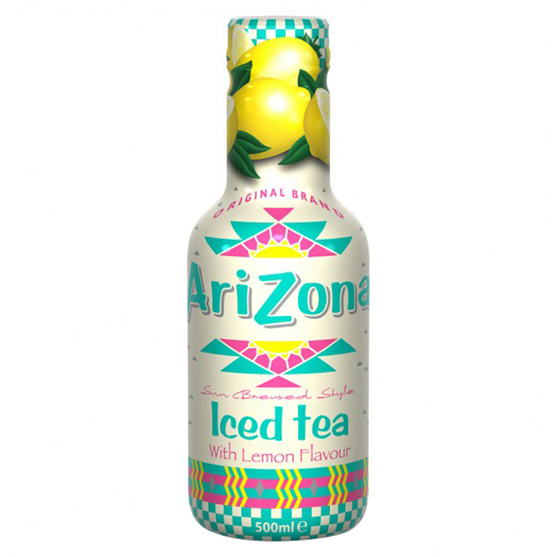 AriZona Sun Brewed Style Iced Tea with Lemon Flavour - 500ml