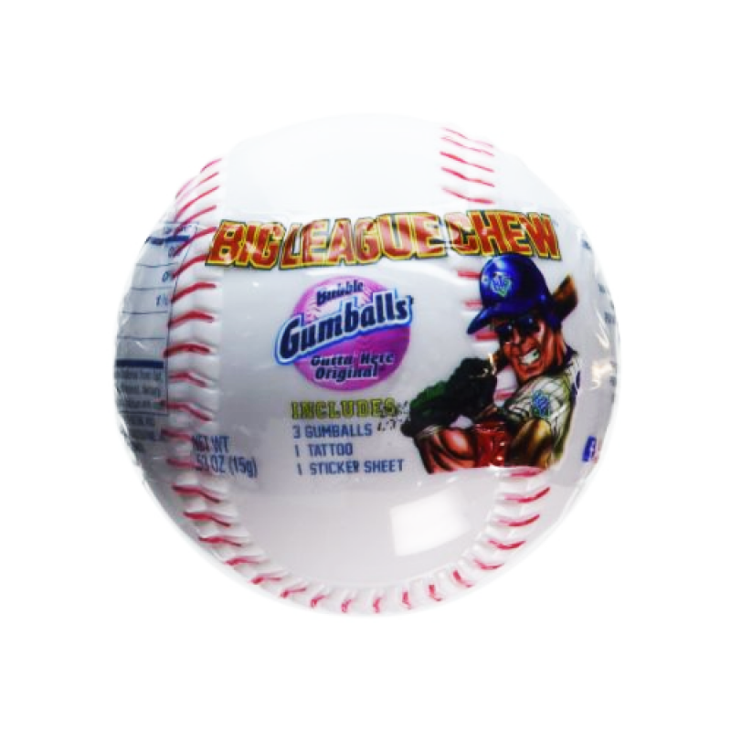 Big League Chew Bubblegum Baseball 0.63oz (18g)