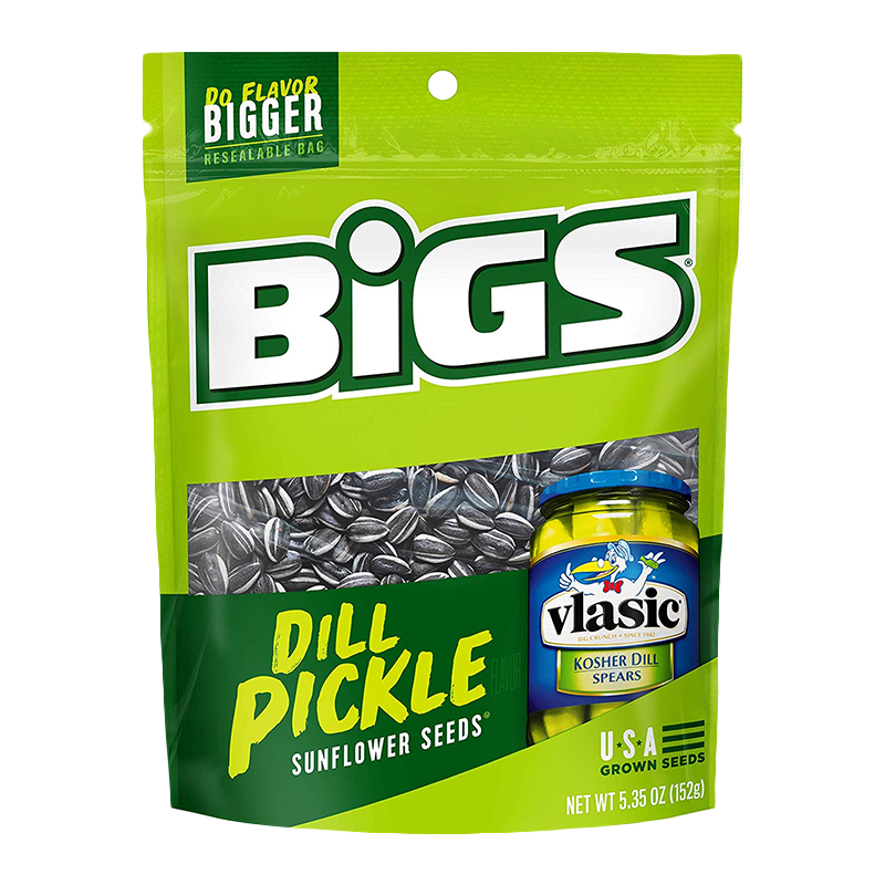 BIGS Sunflower Seeds - Vlasic Dill Pickle - 5.35oz (152g)