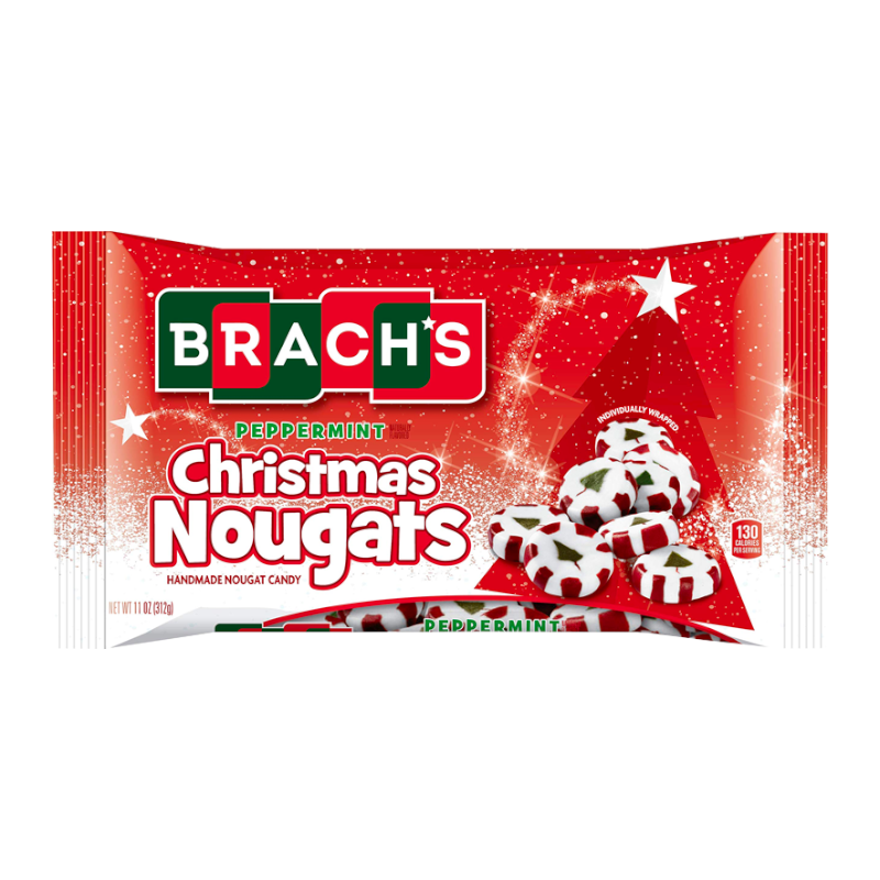 Brach's Christmas Peppermint Nougats - 11oz (312g)