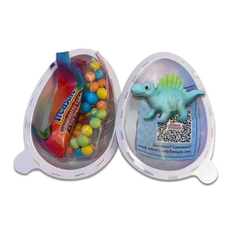 Choco Treasure Egg - Candy & Baby Dino Toy Surprise - 1oz (28g)