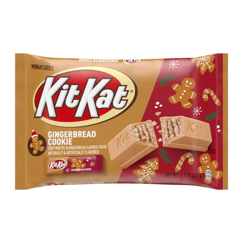 Kit Kat Gingerbread Cookie Flavour Christmas Limited Edition - 8.4oz (238g)