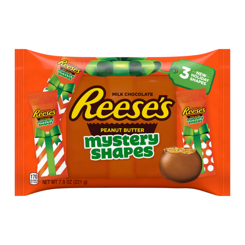Reese's Christmas Mystery Shapes Party Bag - 7.2oz (221g)