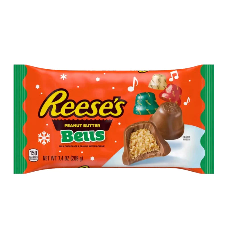 Reese's Peanut Butter Christmas Bells Party Bag - 7.4oz (209g)