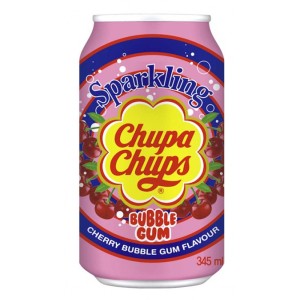 Chupa Chups Sparkling Cherry Bubblegum 345ml
