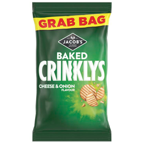 Crinklys Cheese & Onion Grab Bag 45g