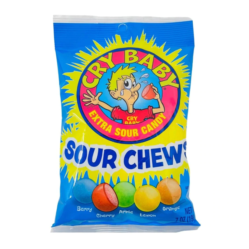 Cry Baby Sour Chews - 7oz (198g)