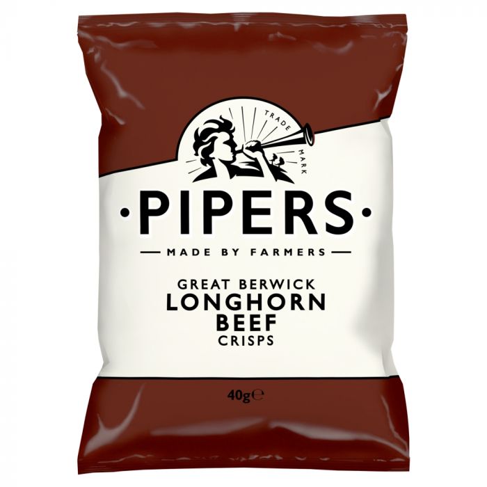 Pipers Great Berwick Longhorn Beef Crisps - 40g