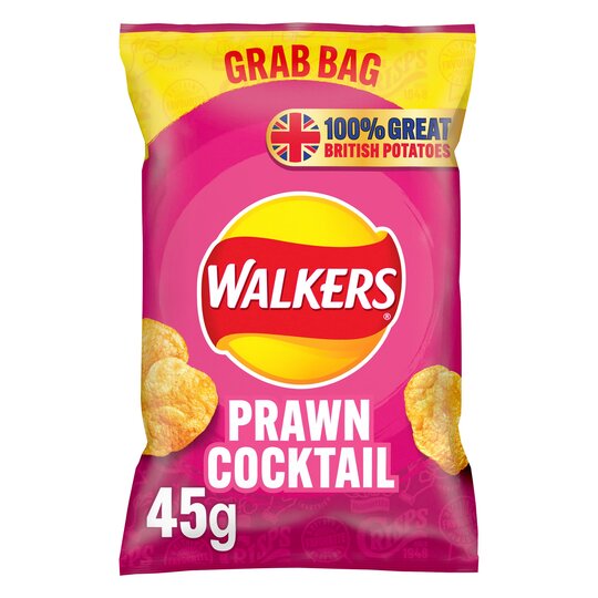 Walkers Prawn Cocktail Crisps - 1.1oz (32.5g)