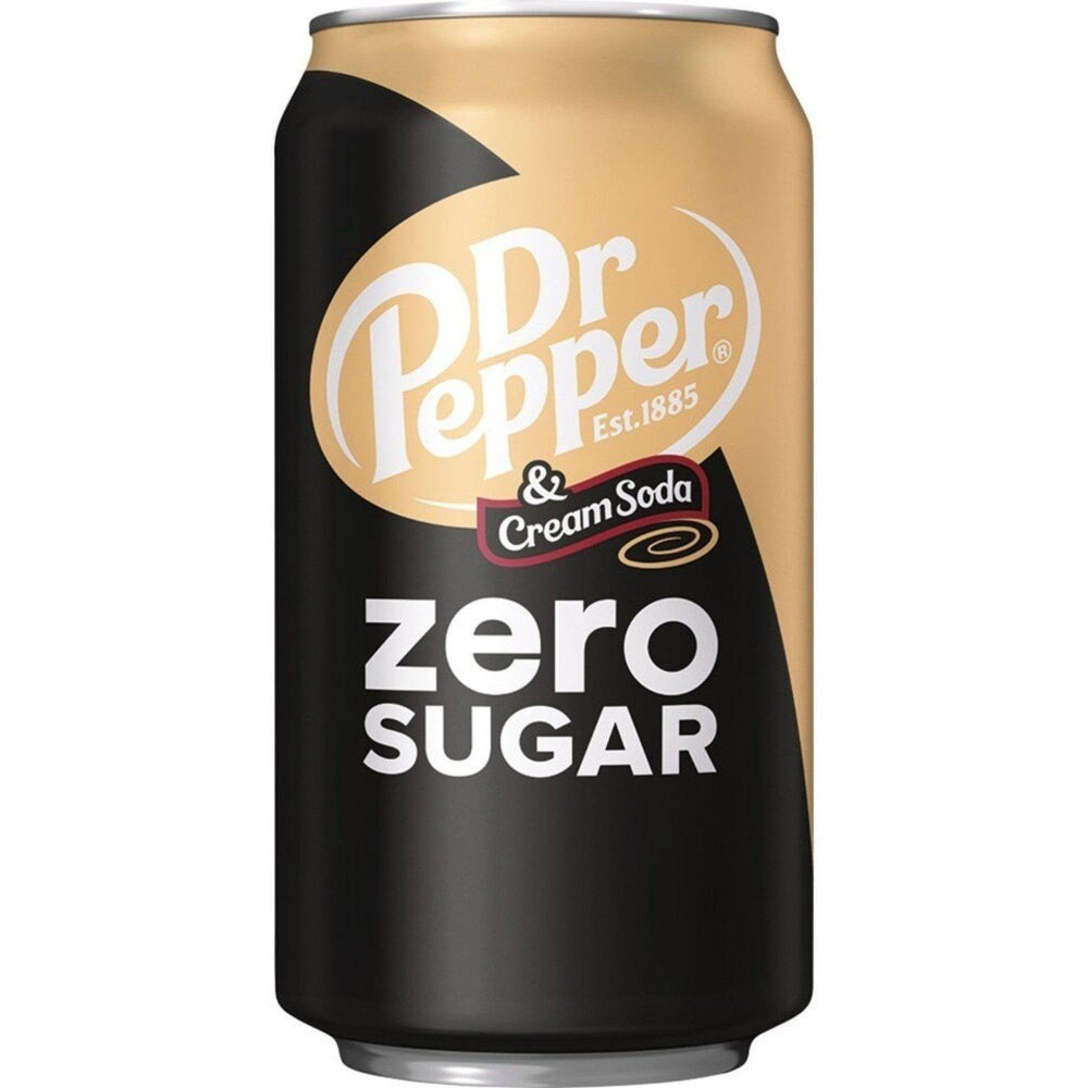 Dr Pepper & Cream Soda Zero 355ml Poppin Candy