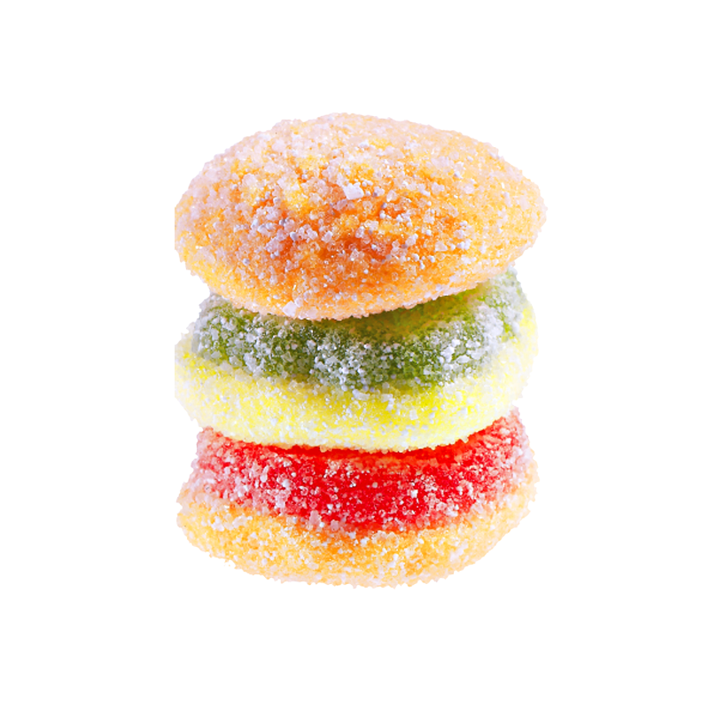 E.Frutti Gummi Candy Sour Mini Burger - 0.32oz (9g)