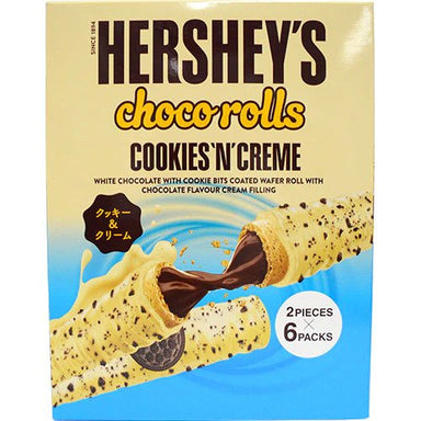 Asian Limited Edition Hersheys Choco Rolls Cookies & Creme - 108g
