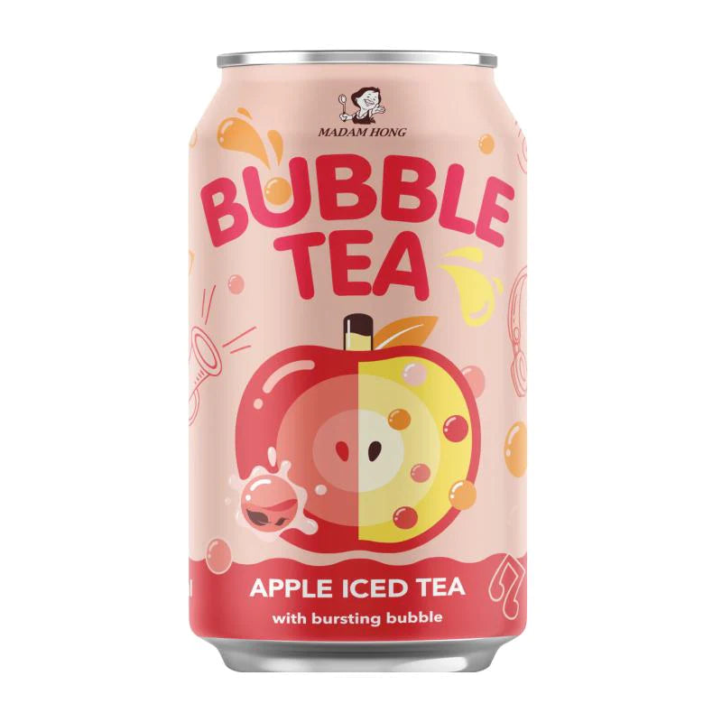 Madam Hong Apple Iced Tea Bubble Tea - 10.8fl.oz (320ml)